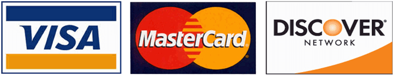 Visa Mastercard Discover Logos